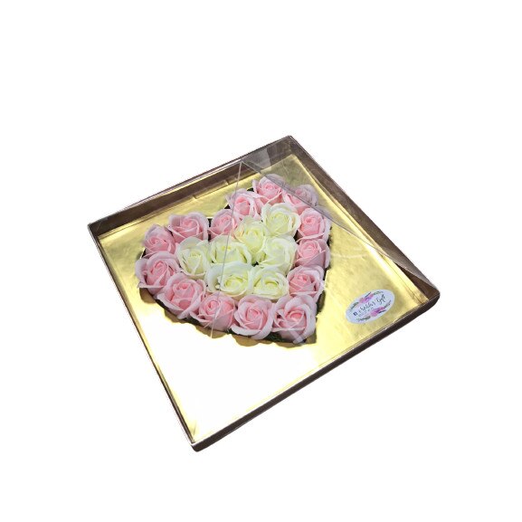 Aranjament Floral, Flori de Sapun, Cutie Diamant, Nolita