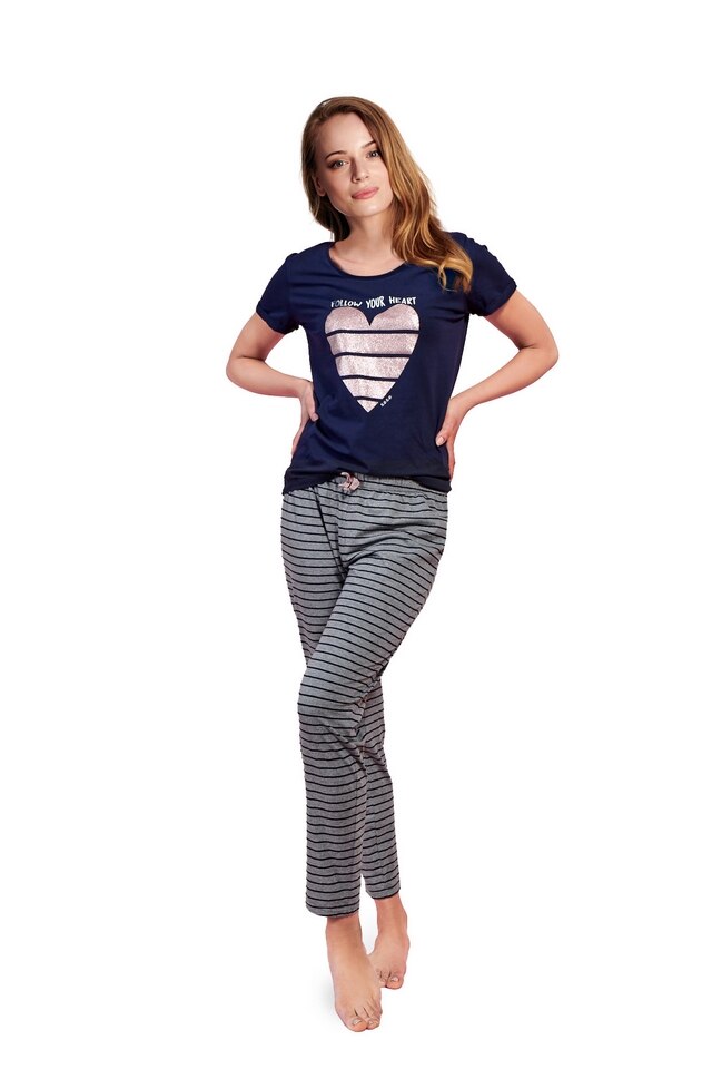 Pijamale de dama Winnona, Multicolor