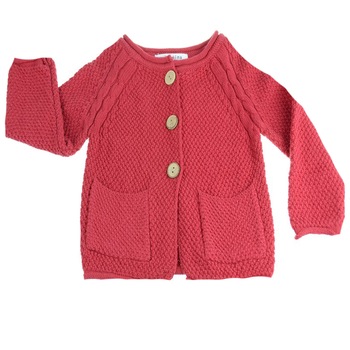 Cardigan cu maneca lunga pentru fete Vitamins, Rosu Cardigan cu maneca lunga pentru fete Vitamins, Rosu