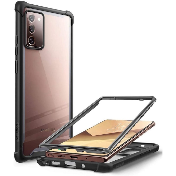 Удароустойчив хибриден кейс Supcase IBLSN ARES за Samsung Galaxy Note 20, Black