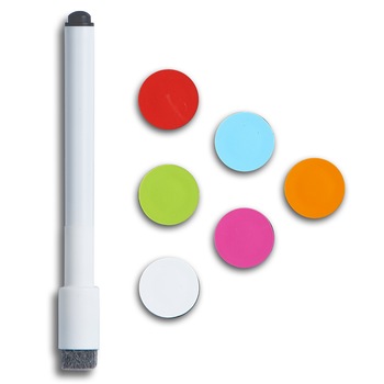 Set marker si 6 magneti, multicolor, Zeller Set marker si 6 magneti, multicolor, Zeller