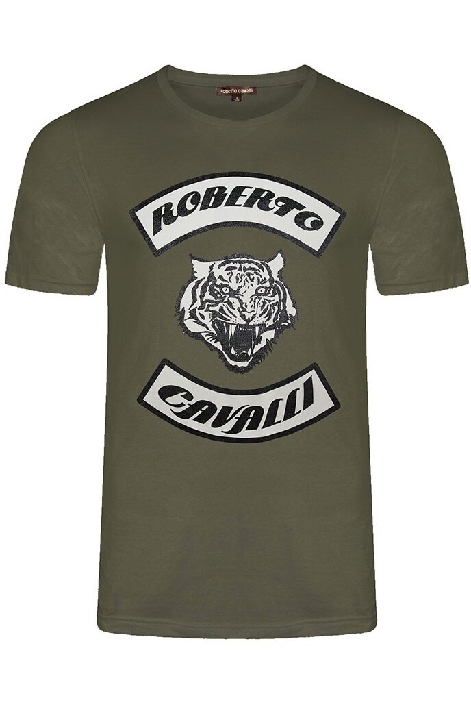 Tricou Barbati Roberto Cavalli T-Shirt GST646A-02704006, Verde