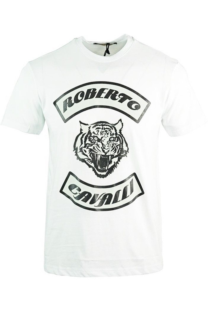 Tricou Barbati Roberto Cavalli T-Shirt, Alb, Alb