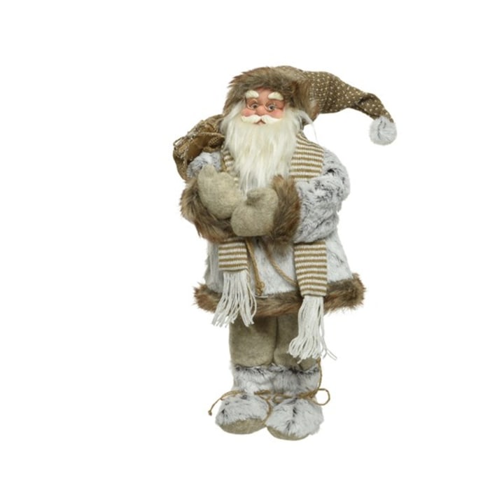 Фигурка на Дядо Коледа Decoris, 30 см, Полиестер