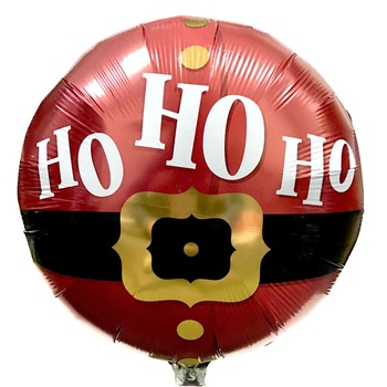 Balon, Zola®, pentru sarbatori, Ho Ho Ho, 37x43cm Balon, Zola®, pentru sarbatori, Ho Ho Ho, 37x43cm