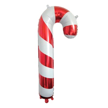 Balon, Zola®, pentru sarbatori, in forma de baston, 55x116cm Balon, Zola®, pentru sarbatori, in forma de baston, 55x116cm