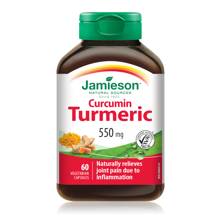 Curcumin Turmeric 550mg, Jamieson, 60 capsule