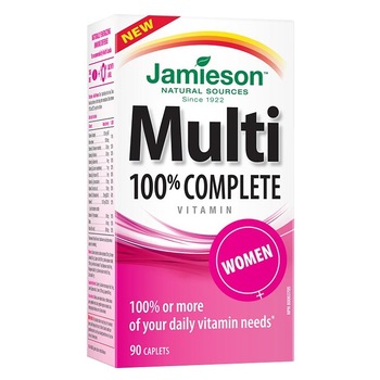 Suplimente alimentar Multi 100% Complet Femei, 90 comprimate Suplimente alimentar Multi 100% Complet Femei, 90 comprimate