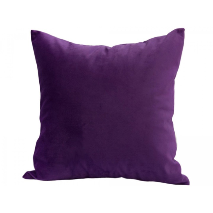 Set 2 fete de perna 70x70 cm bumbac ranforce mov inchis