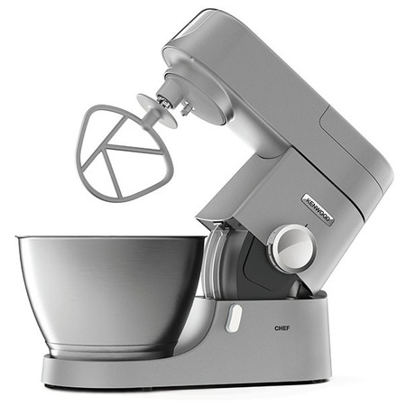 Robot de bucatarie Kenwood Chef KVC3173S, 1000W, vas inox 4.6L, blender sticla 1.2L, 3 accesorii, Argintiu