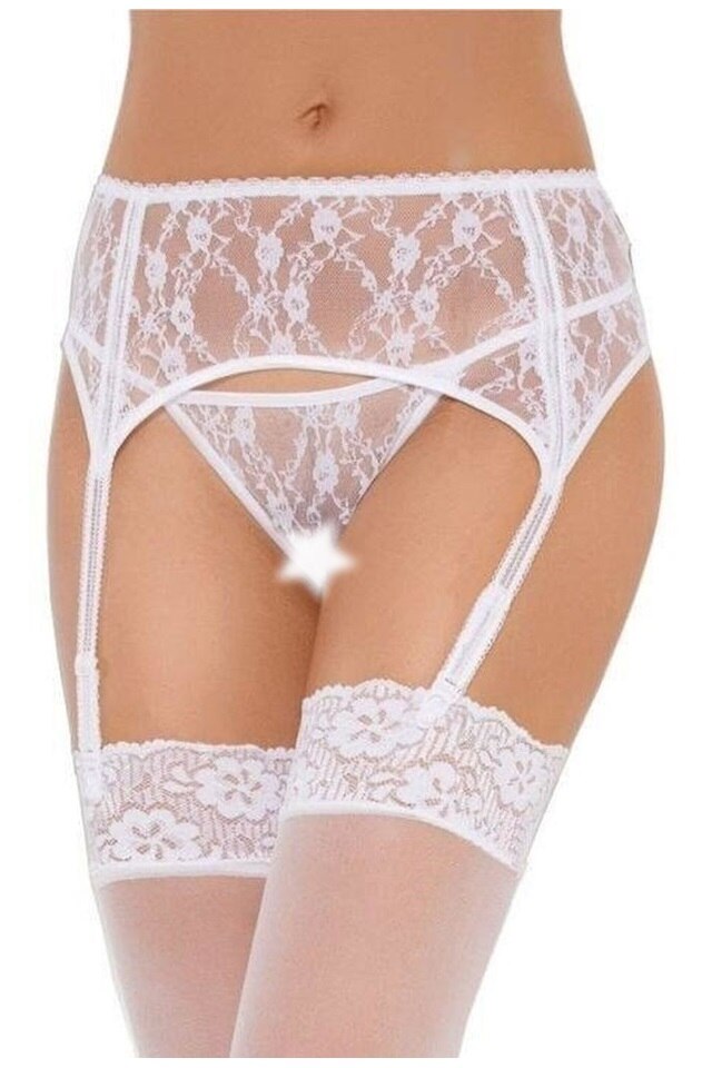 Set 2 piese, Softline, pojartier si bikini, 3311, alb, S-M