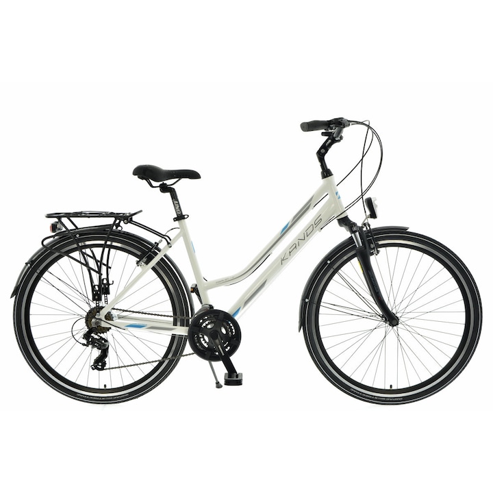 Дамски Bелосипед Kands Travel-X Алуминий , Kолела 28, 168-185 cm височина, Бял