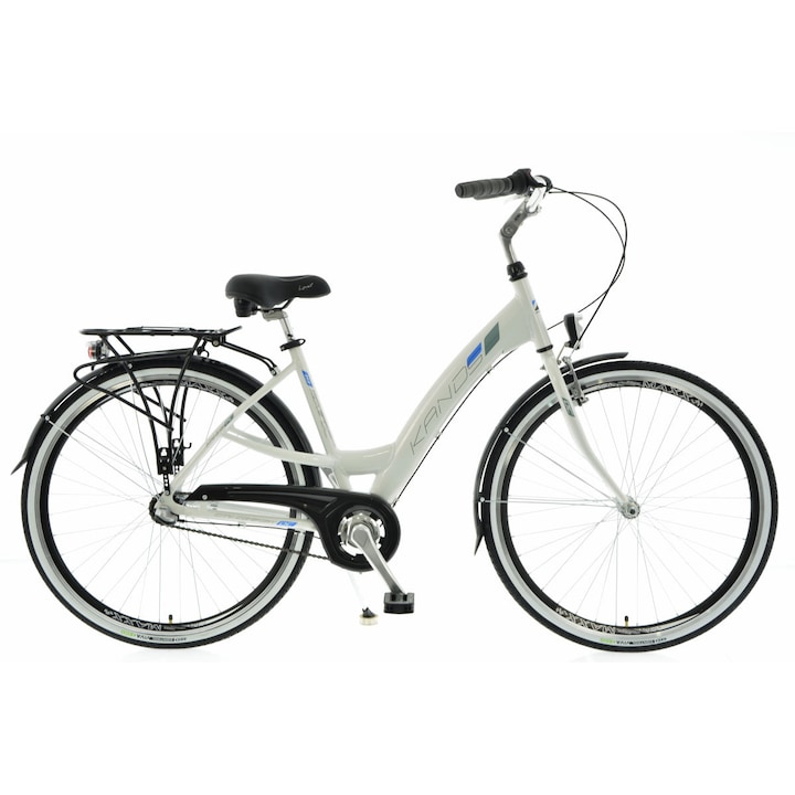 Дамски Bелосипед Kands Nexus DC, Алуминий, Kолела 28, 3 скоростен, Бял, 150-167 cm височина