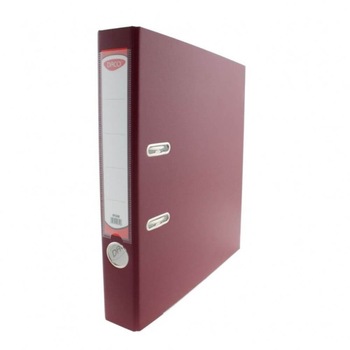 Biblioraft Plastifiat DACO 50 mm, Visiniu Biblioraft Plastifiat DACO 50 mm, Visiniu