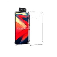 Husa Antishock Asus Zenfone 7/7 Pro, SILKASE, culoare transparent,silicon