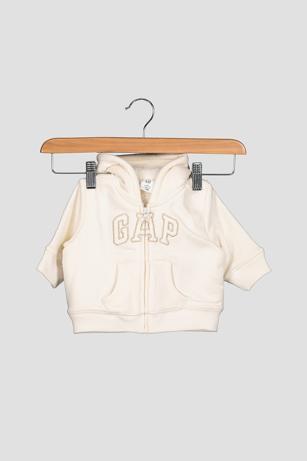 GAP, Hanorac cu logo brodat, 50 CM, Alb