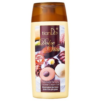 Gel de dus Fantezie de Ciocolata, TianDe, 200 ml Gel de dus Fantezie de Ciocolata, TianDe, 200 ml