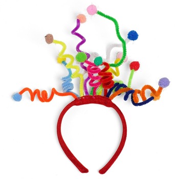 Coronita de par, Zola®, Halloween, pompom colorat Coronita de par, Zola®, Halloween, pompom colorat