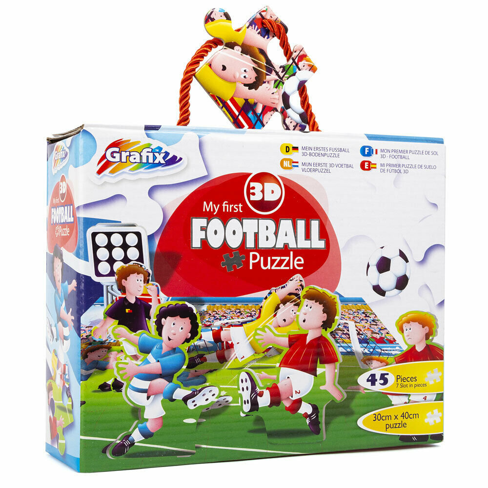 Puzzle 3D, Grafix, Fotbal, 45 piese, 39 x 29 cm