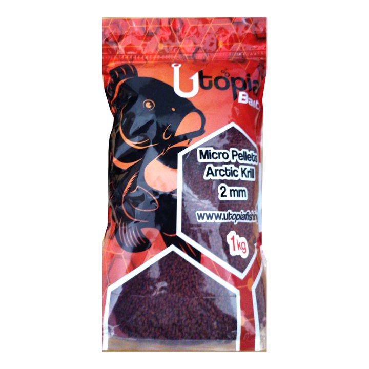 Pelete pescuit, Utopia Baits, Krill Arctic, 2mm, 1kg