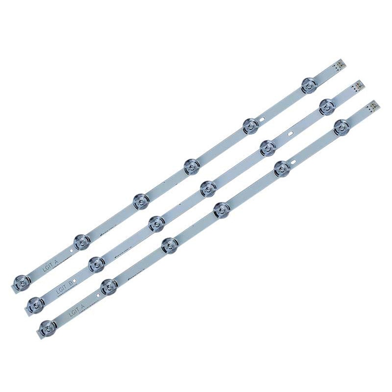 Set 3 barete LED, compatibil LG, 32 Inch, 6 LED-uri Alien