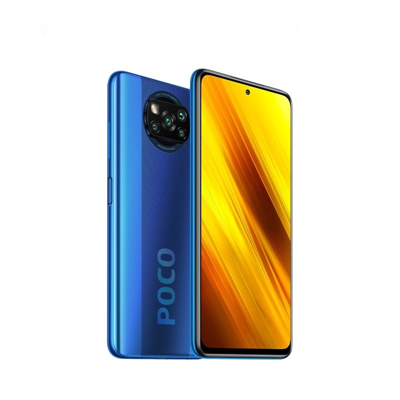 Смартфон Xiaomi Pocophone X3, NFC, Dual Sim, 6GB RAM, 64GB, Bluе - eMAG.bg