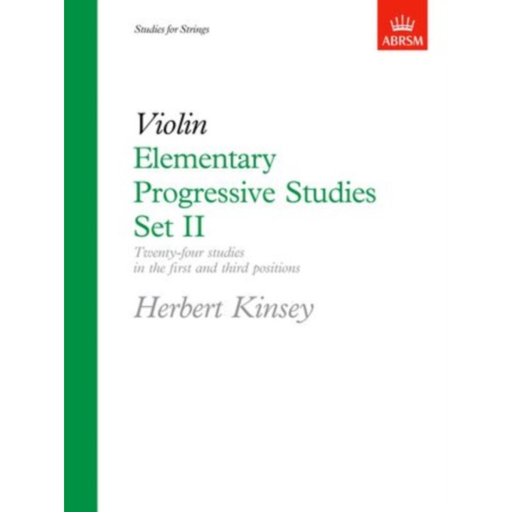Elementary Progressive Studies, Set II for Violin,