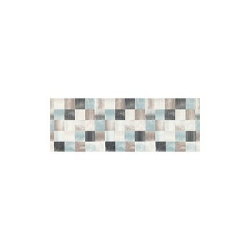 Covoras baie, bej / albastru / negru, 80 x 50 cm Covoras baie, bej / albastru / negru, 80 x 50 cm