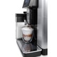 Espressor automat De’Longhi PrimaDonna SOUL ECAM 610.74.MB, Carafa pentru lapte, Sistem LatteCrema, Rasnita cu tehnologie Bean Adapt, Coffee Link App, 1450W, 19 bar, 2.2 l, Cana calatorie, Negru - Argintiu