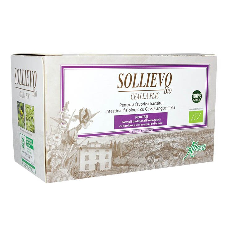 Supliment alimentar Sollievo Bio Ceai, 20 plicuri