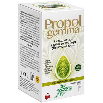 Spray Gat Propolgemma Copii Si Adulti Fara Alcool, 30 ml Spray Gat Propolgemma Copii Si Adulti Fara Alcool, 30 ml
