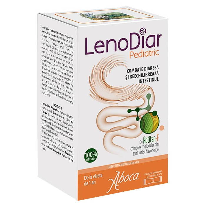 Supliment alimentar Lenodiar Pediatric, 12 plicuri