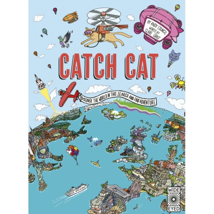 Catch Cat Discover the world in this search and find adventure, Grace Claire