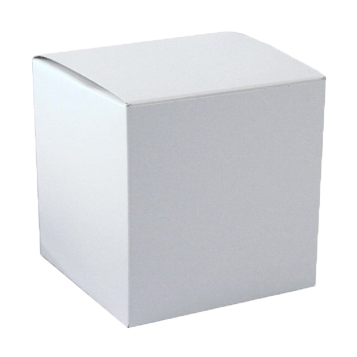 Комплект от 10 бели квадратни кутии, Createur, 11.5x8.5 см