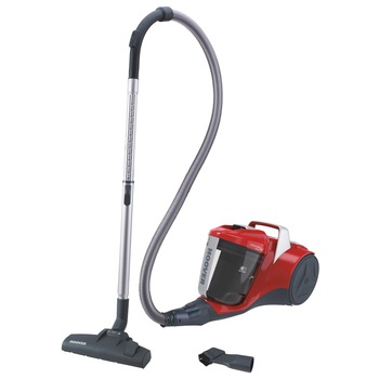 Aspirator fara sac Hoover BR11 011, 700 W, 2 l, Tehnologie Cyclonica, Telescopic, Filtru EPA lavabil, rosu/negru Aspirator fara sac Hoover BR11 011, 700 W, 2 l, Tehnologie Cyclonica, Telescopic, Filtru EPA lavabil, rosu/negru