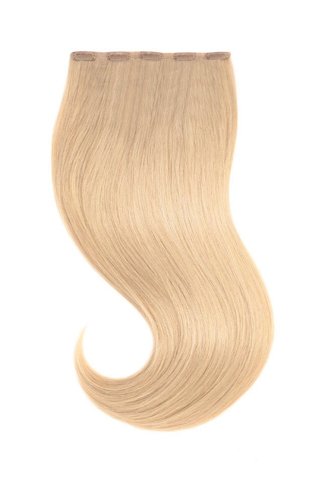 Extensii Par Natural Amora Tresa Black Collection Blond Bej 16 , 40 cm