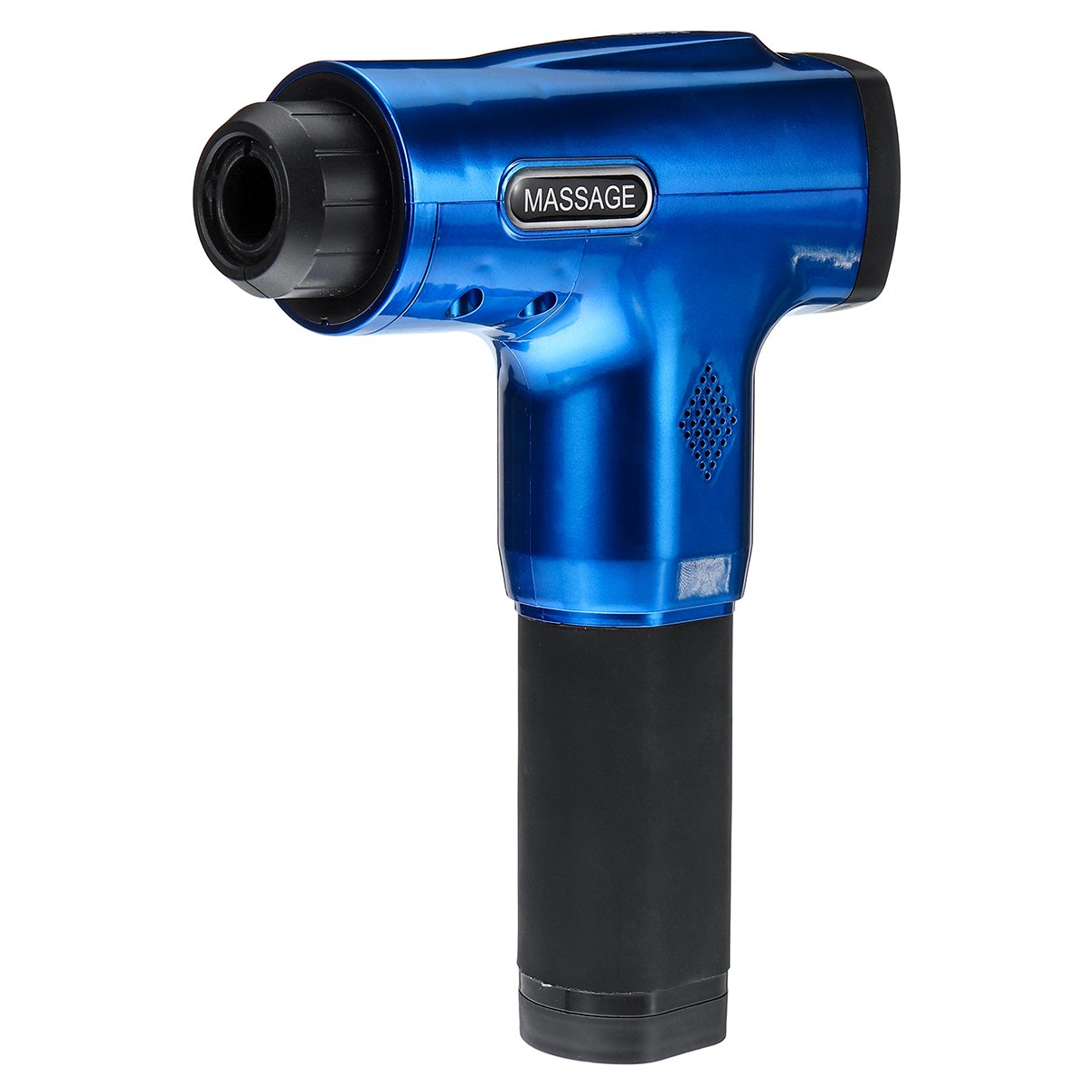 Pistol de masaj muscular si anticelulitic , 5 capete , Afisaj LCD, Albastru, Urban Trends ®