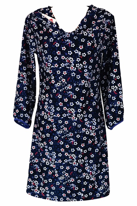 Rochie Mireille Blexy, Multicolor/Bleumarin