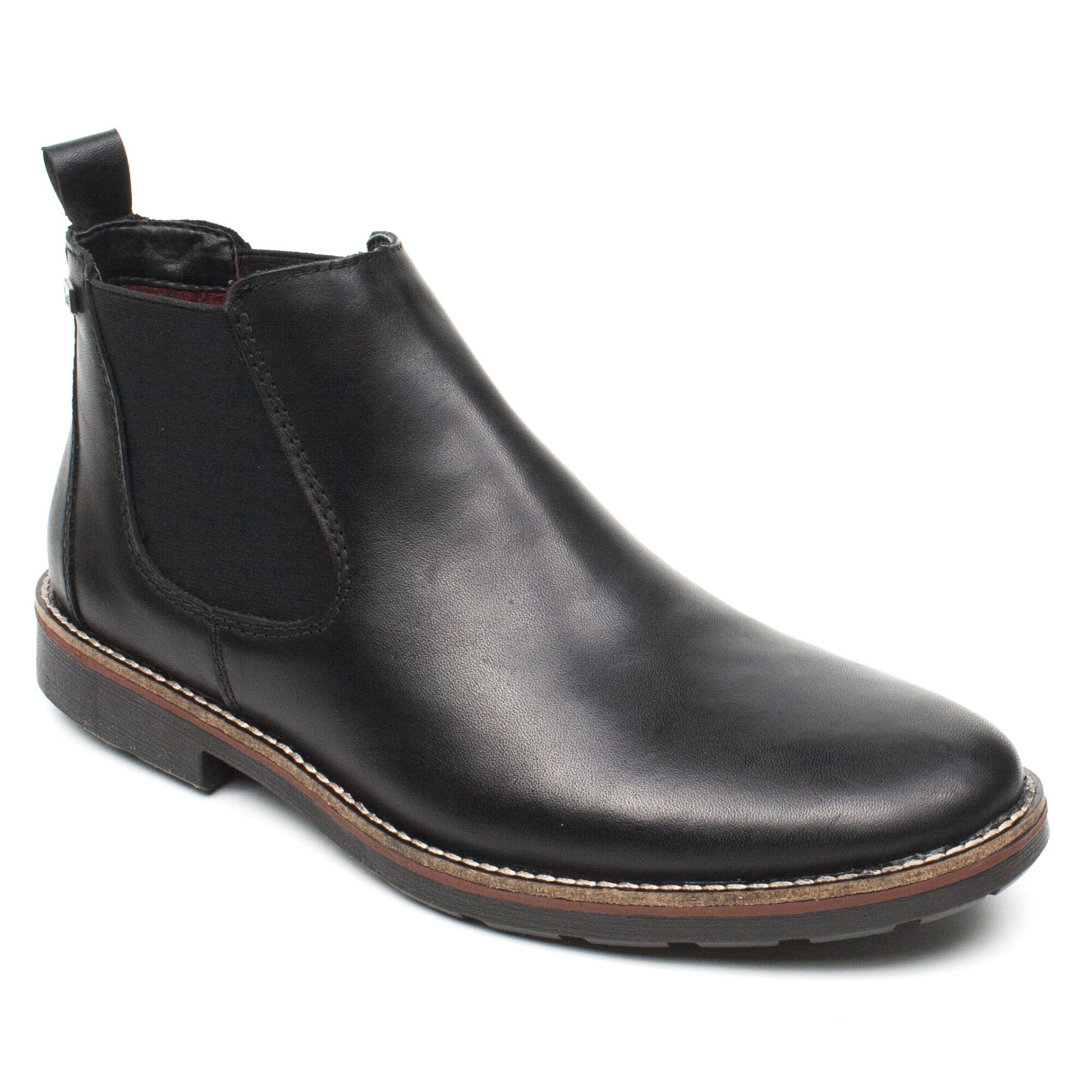 Ghete barbati clarino nero negru, Rieker, Negru