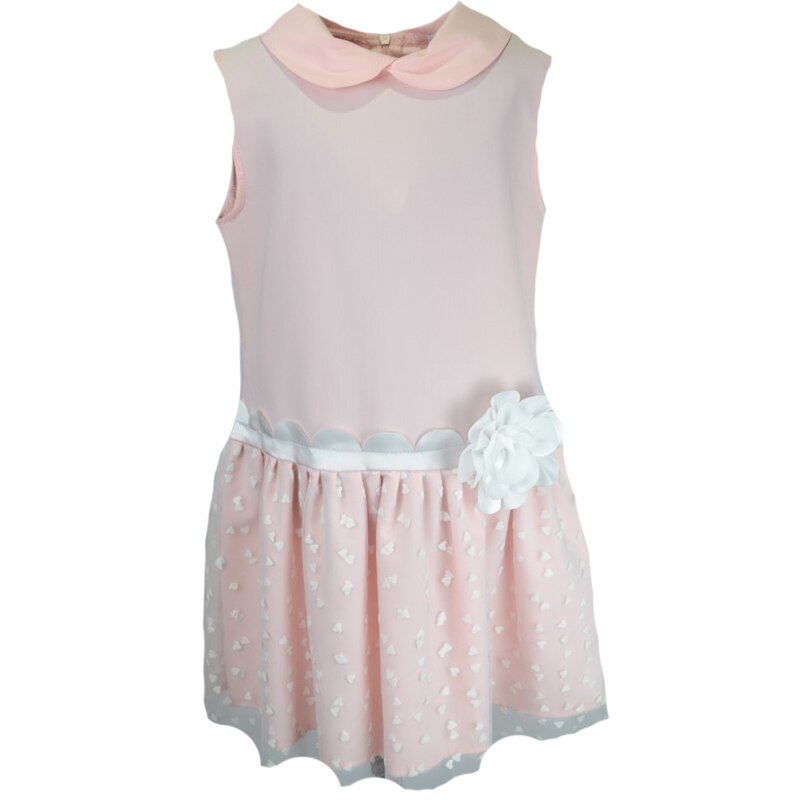 Rochita eleganta pentru fete Mini Junior, uni, Roz