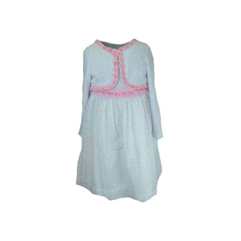 Rochita eleganta pentru fete Mini Junior RM-6, Gri, 116 cm