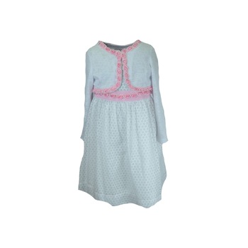 Rochita eleganta pentru fete Mini Junior RM-6, Gri, 116 cm Rochita eleganta pentru fete Mini Junior RM-6, Gri, 116 cm