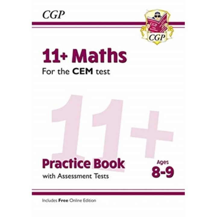 New 11+ CEM Maths Practice Book & Assessment Tests - Ages 8-9 (with Online Edition), Books CGP