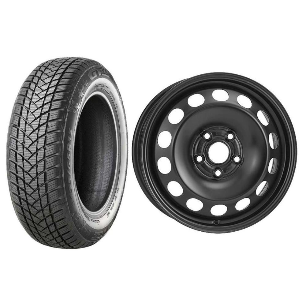 Roata completa VW Golf 7, Skoda Octavia 3, Seat Leon janta otel ALCAR 8247 6x16 + anvelopa Iarna GT Radial WinterPro2 205/55R16 91H