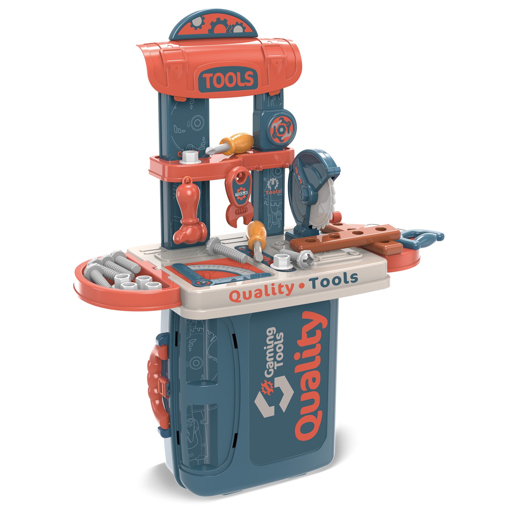 Atelier in valiza Buba play set, Gri/Rosu