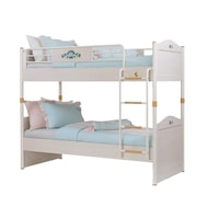 Pat etajat pentru copii si tineret, Colectia Flora, 207x105x175 cm