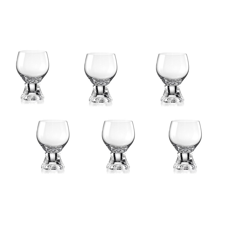 Set 6 pahare BOHEMIA CRISTAL GINA pentru whisky 250ml