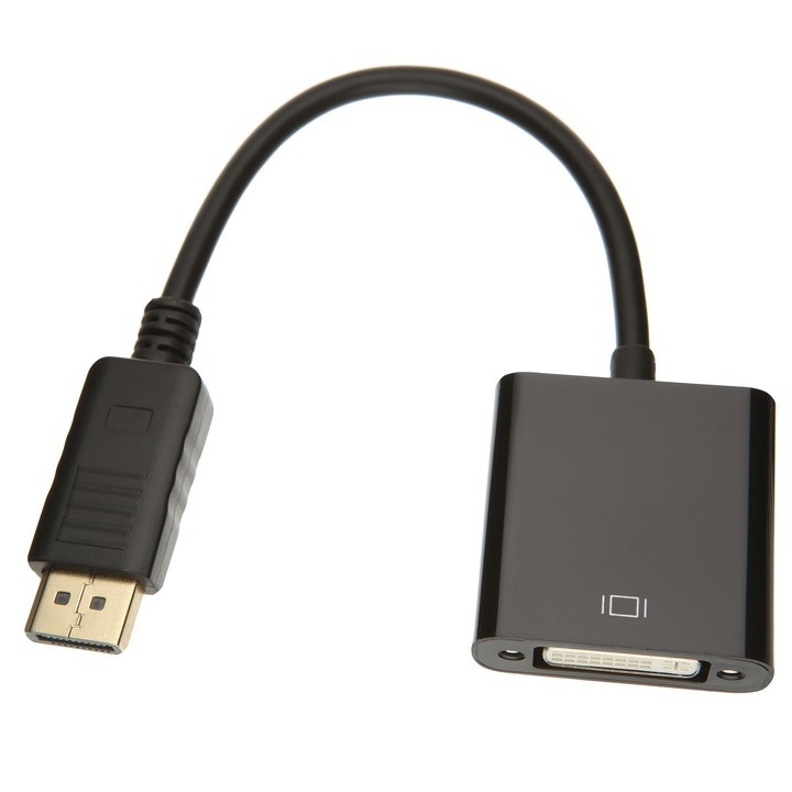 DisplayPort adapter, Pawonik, DP DVI 24 tűs, fekete