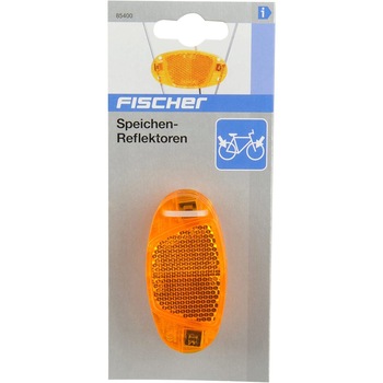 Reflectoare pentru spite bicicleta, Fischer, 4 buc Reflectoare pentru spite bicicleta, Fischer, 4 buc