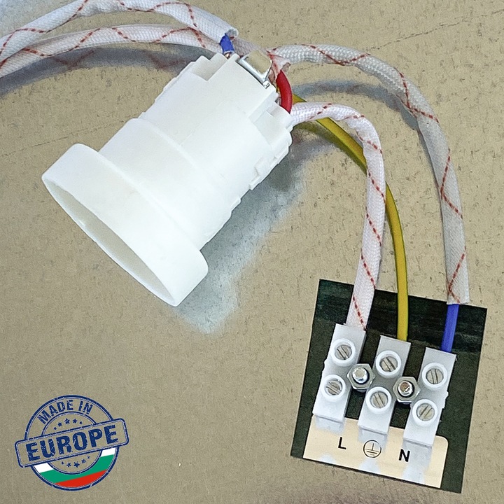 Плафон Electro Style, MOON, Метал, PVC, Текстил, Розов